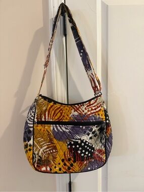 Vera Bradley Painted Feathers Carryall Crossbody